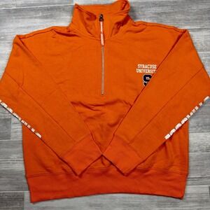 Wear by Erin Andrews Women's NCAA Syracuse Orange Quarter Zip Pullover Size‎ L